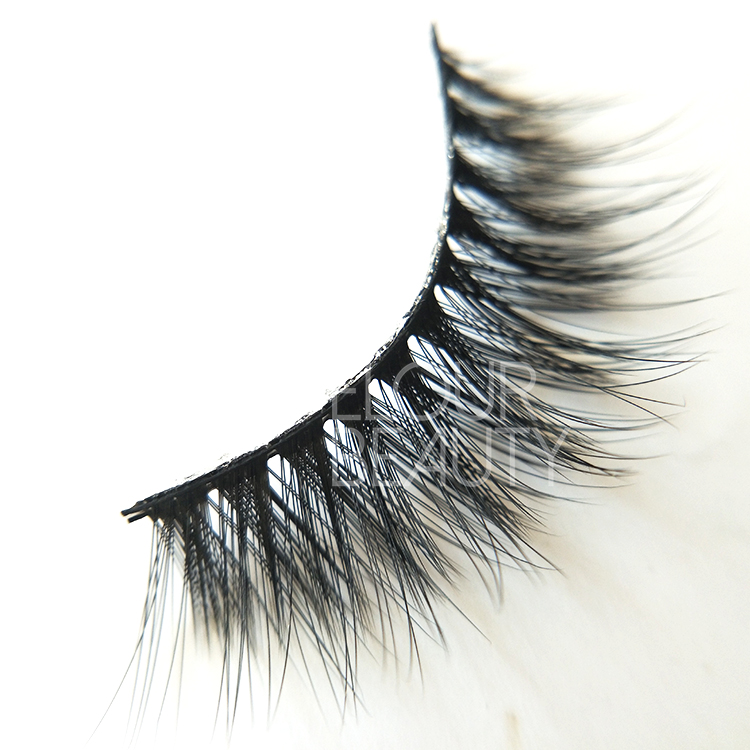 Best 3D mink faux lashes custom package wholesale ED41